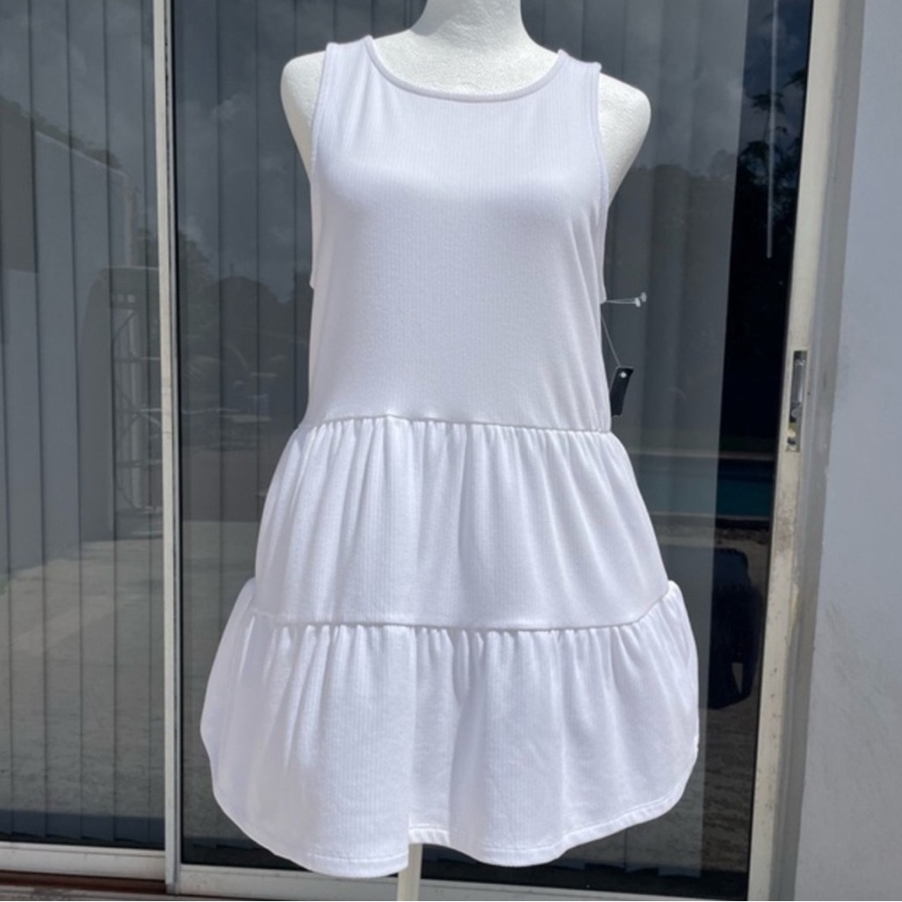 Torrid White Super Soft White Tiered Blouse Size 1X